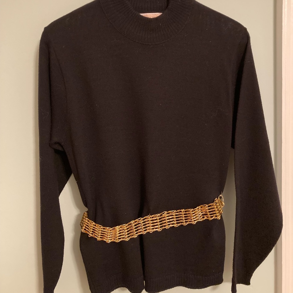 Gold mesh belt